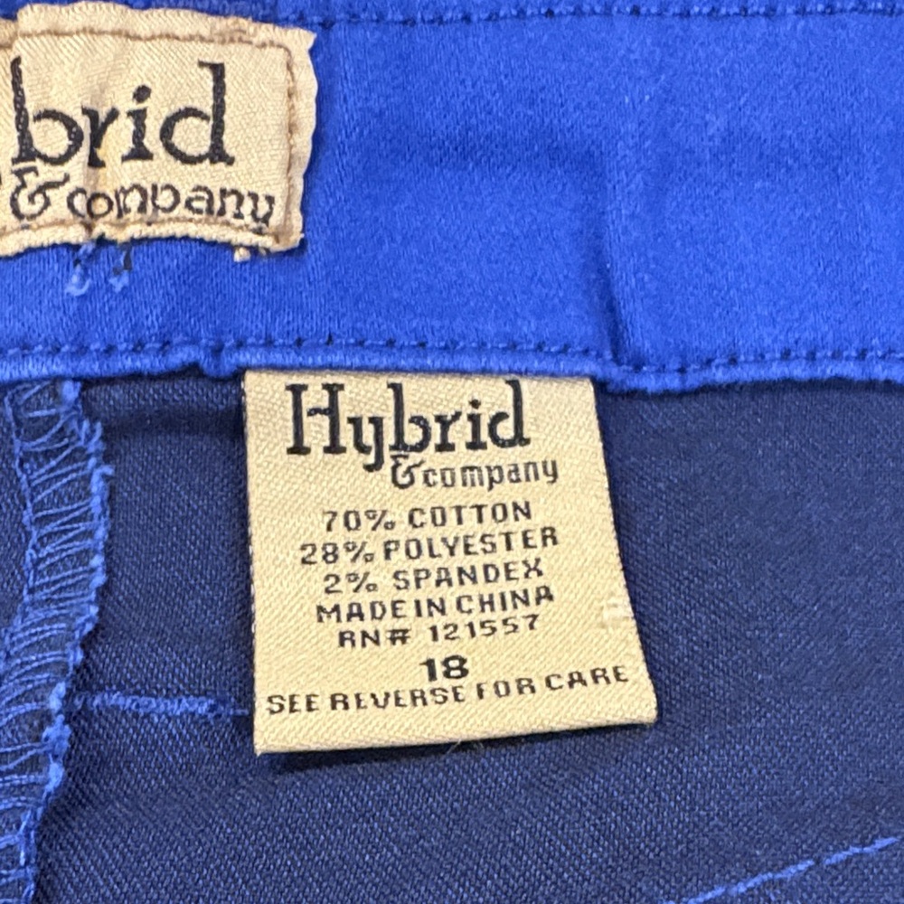 Hybrid & Company Vibrant Blue Shorts - Picture 3 of 3